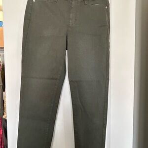 J. Jill Women's Straight Leg Jeans - Olive Green